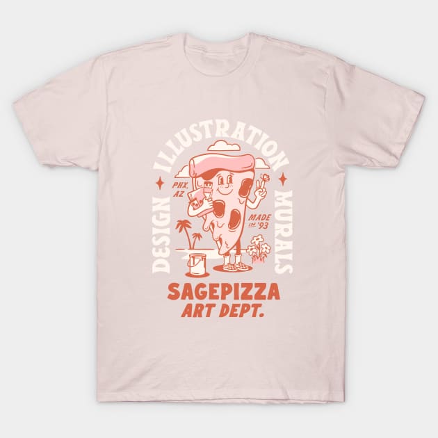 Sagepizza Mascot Tee T-Shirt by sagepizza